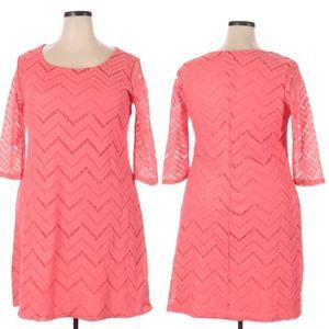 Fresh of LA dress coral